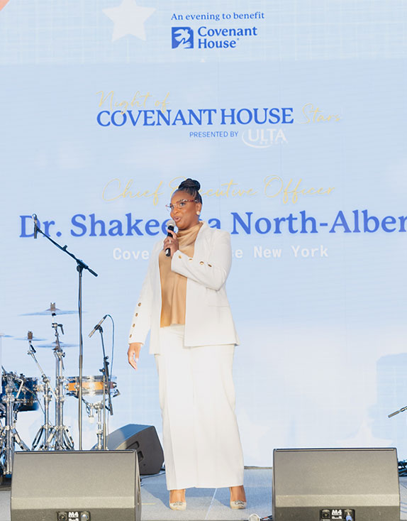 Dr. Shakeema North-Albert at Night of Covenant House Stars 2024