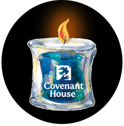 Covenant House glowing vigil candle