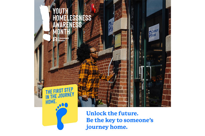 Youth Homelessness Awareness Month - Help Homeless youth | Covenant House