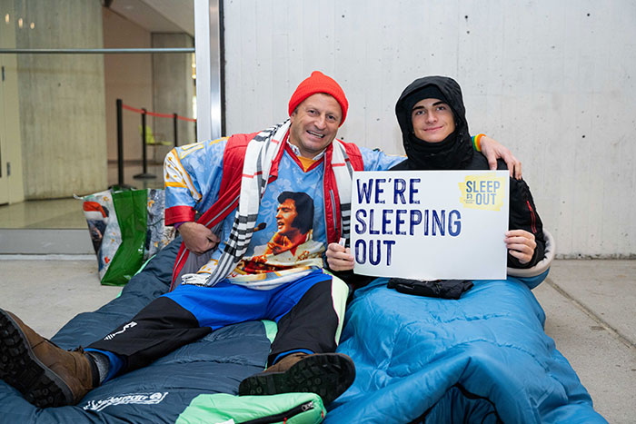 Covenant House Sleep Out Volunteers in NYC