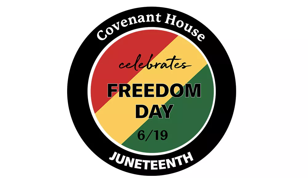 Covenant House Badge Celebrating Juneteenth