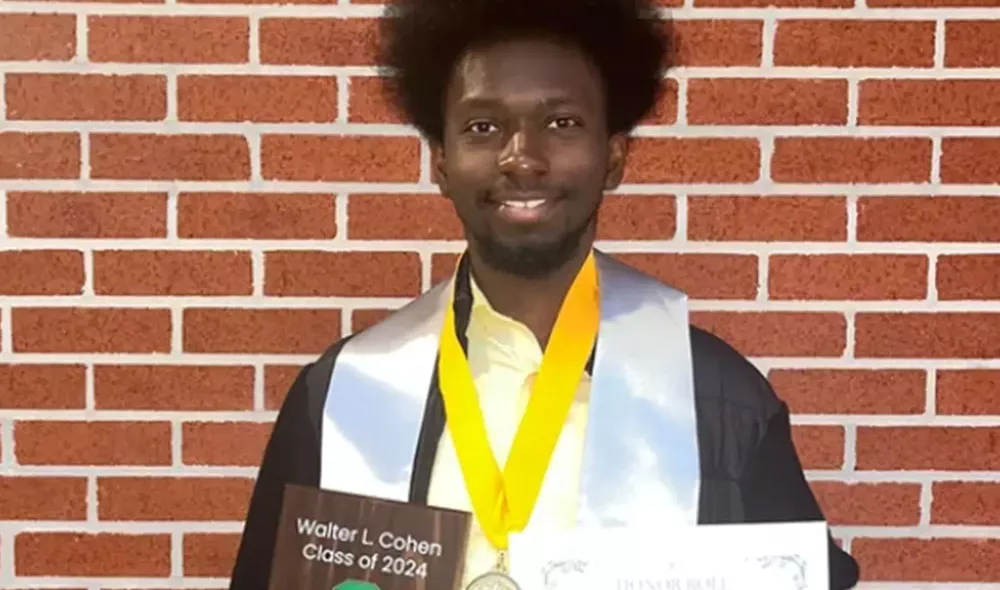 Covenant House high school graduate and former homeless teen Elijah