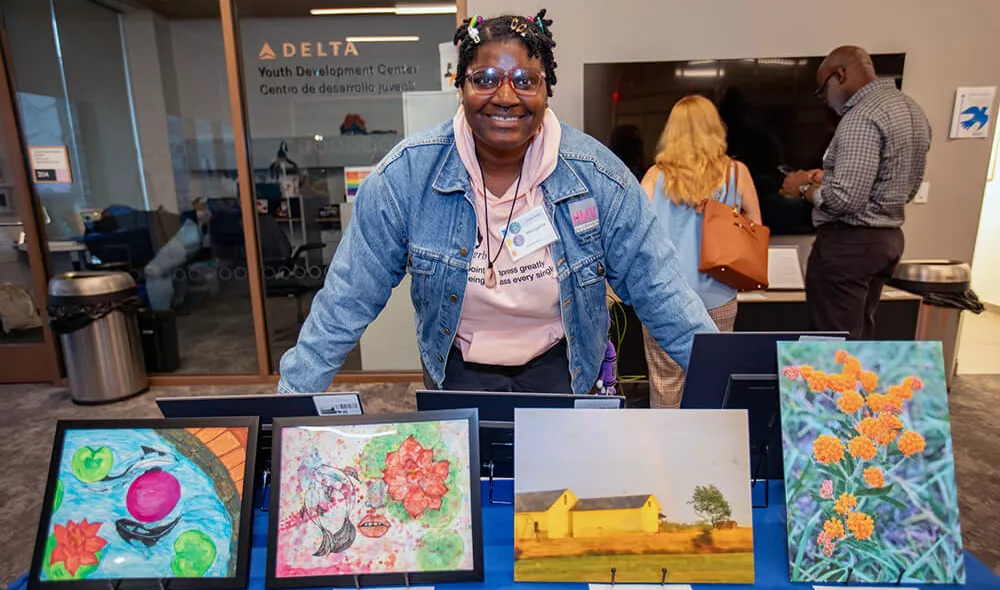 Youth Artists Display and Sell Their Work at Covenant House NY