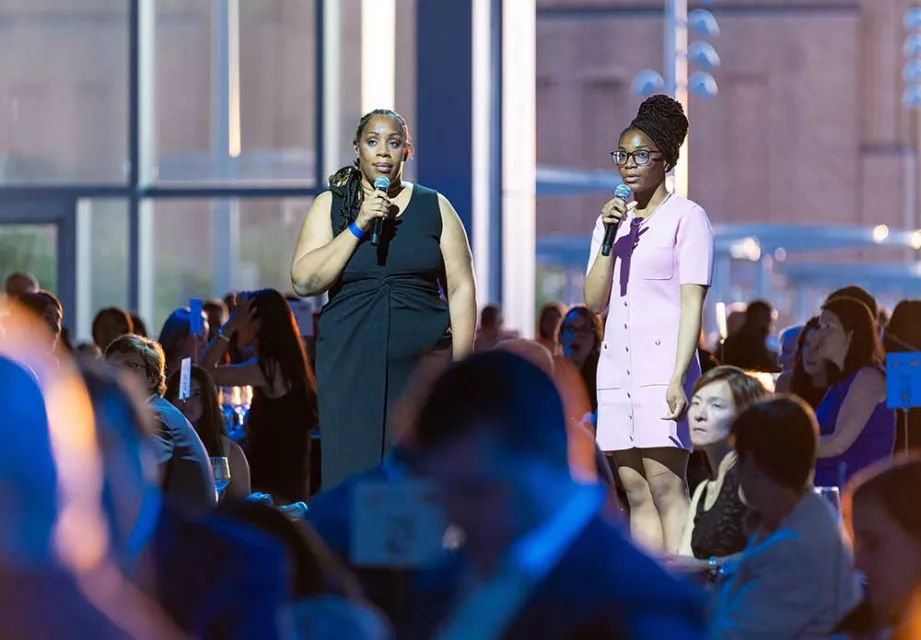 Speakers at Night of Covenant House Stars 2024 gala at Javits Center
