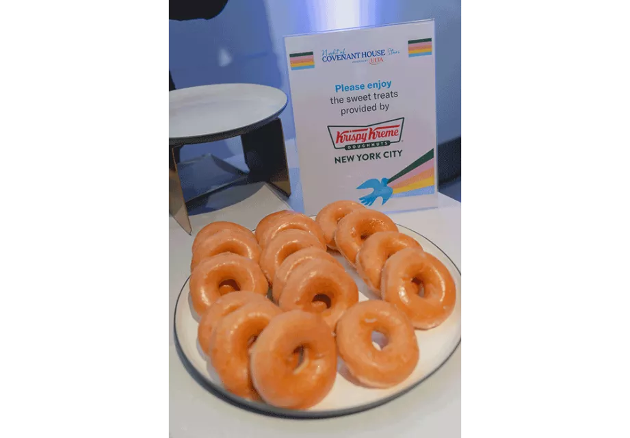 Krispy Kreme donuts donation to Night of Covenant House Stars Gala 2024