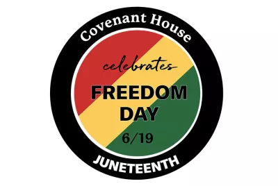 Covenant House Badge Celebrating Juneteenth
