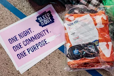 Sleep Out Covenant House Sleeping supplies | Help Homeless Youth Find a Safe Place to Sleep