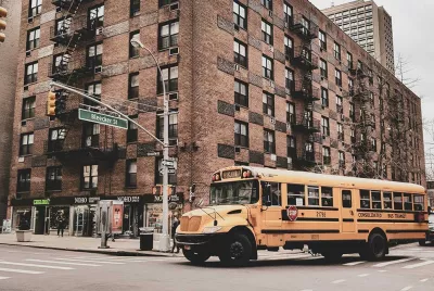 School bus in NYC | Covenant House - Student Homelessness in New York City 