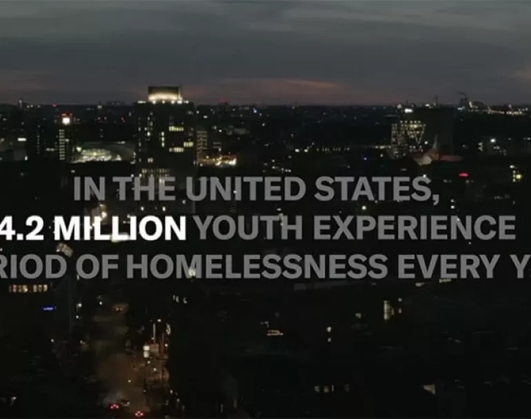 In the US, 4.2M youth experience homelessness every year