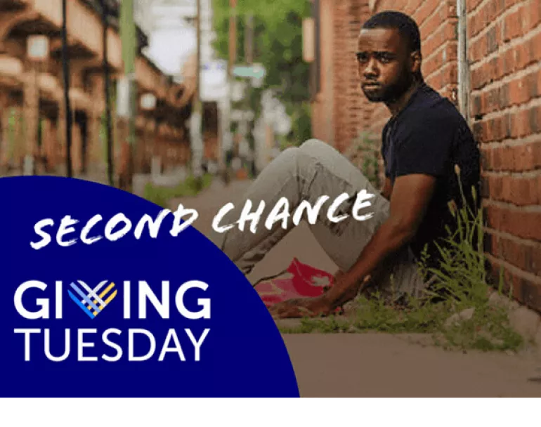 Giving Tuesday - Second Chance | Covenant House graphic