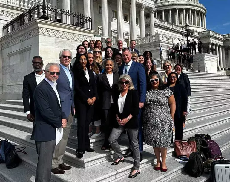 Covenant House staff on Hill Day at Capitol Hill